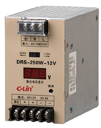 DRS-200W/250W/350W数显导轨式开关电源